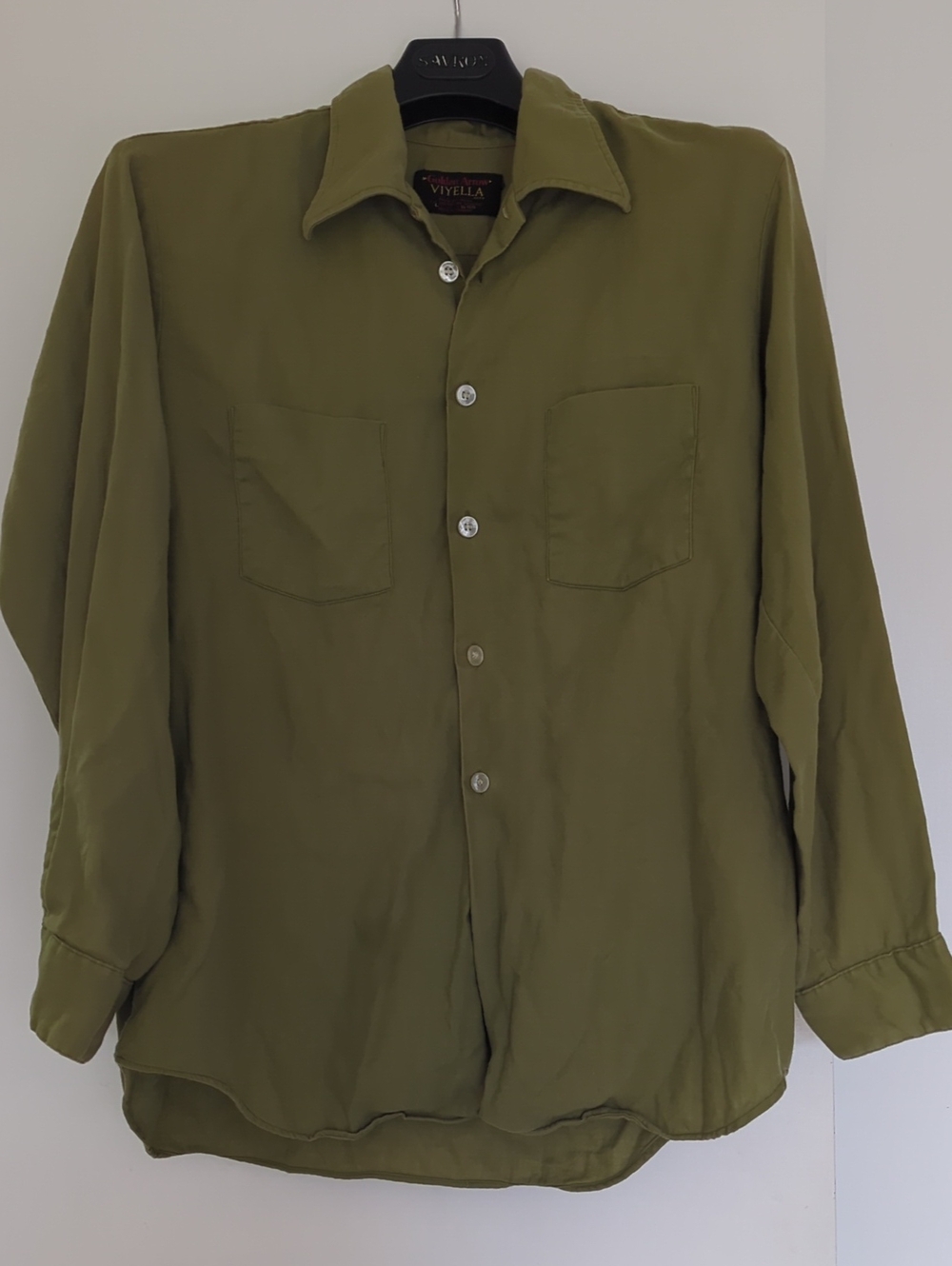 Golden Arrow Viyella - Wool Button Down Vintage - L